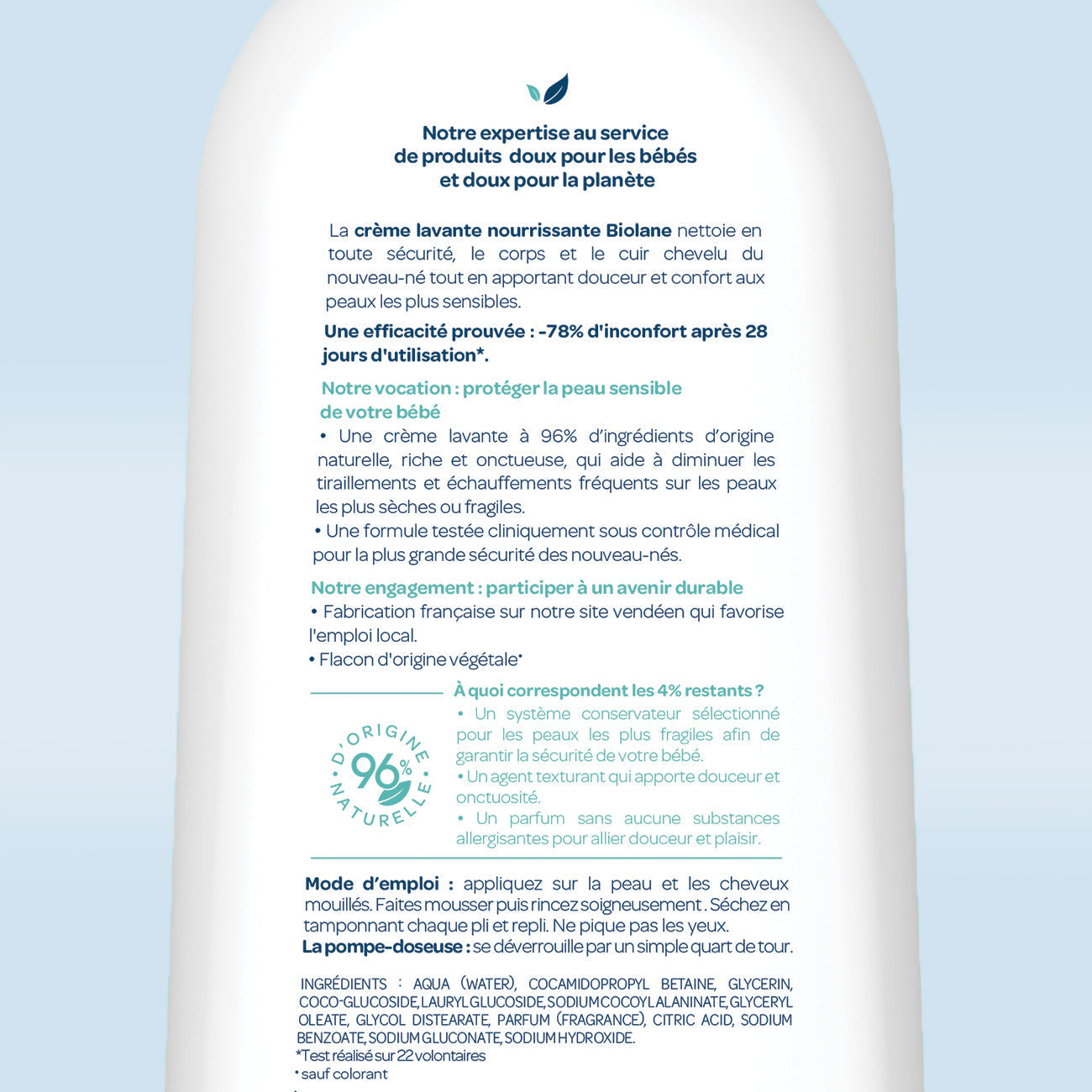 Get trendy with Crème lavante nourrissante - hygiène bébé available at BABY PREMA. Grab yours for €8.50 today!