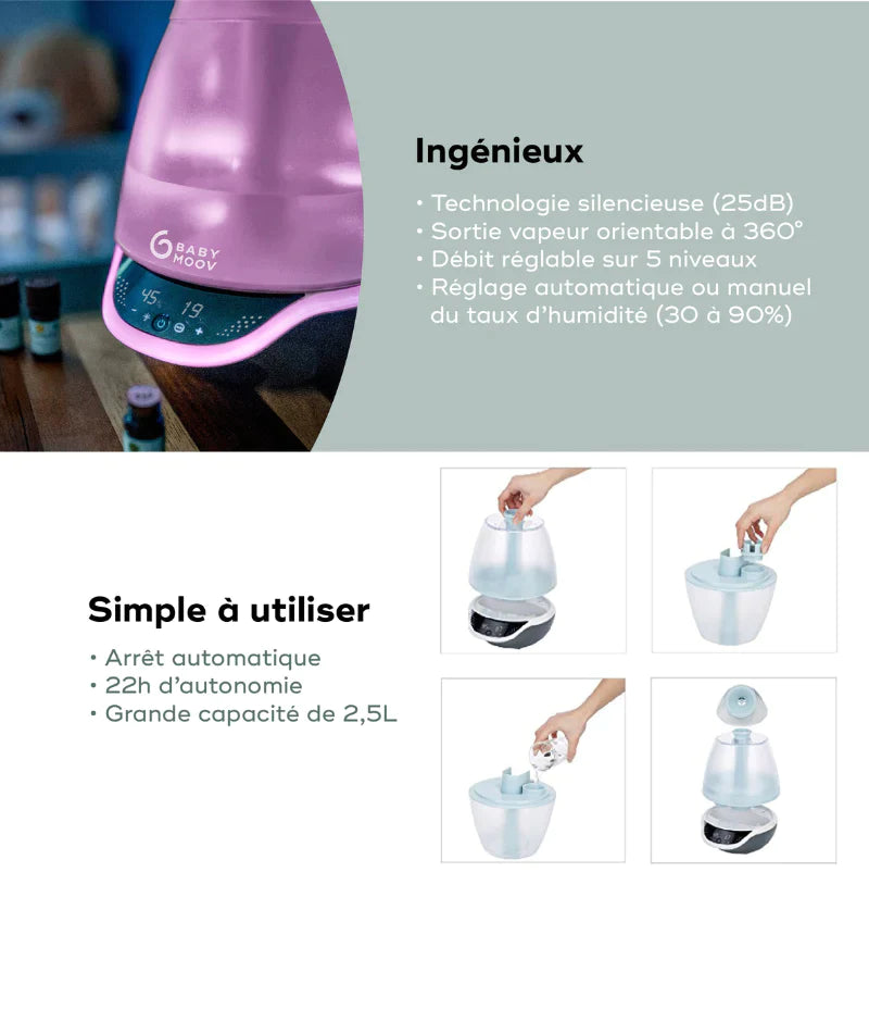 Get trendy with Humidificateur - Babymoov - Accessoires bébé available at BABY PREMA. Grab yours for €65.90 today!