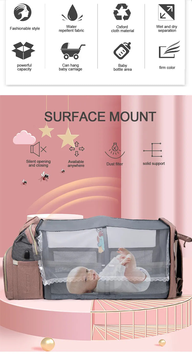 Sac à Langer Bébé Bleu 3 en 1 - BABY PREMA