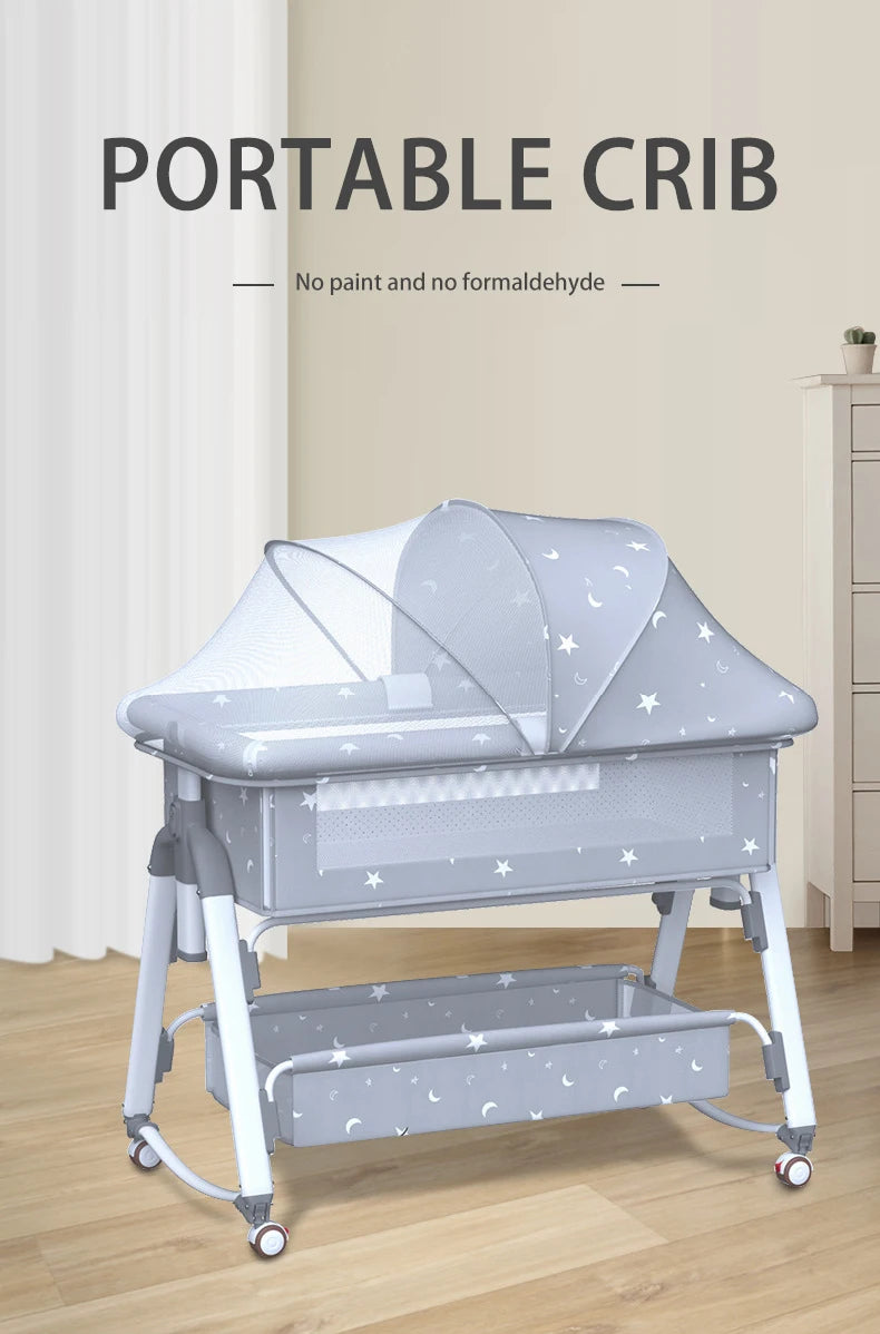 Lit Bébé Multifonction Pliant - BABY PREMA