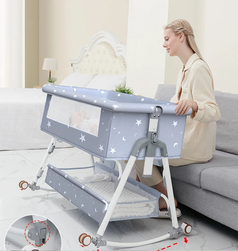 Lit Bébé Multifonction Pliant - BABY PREMA