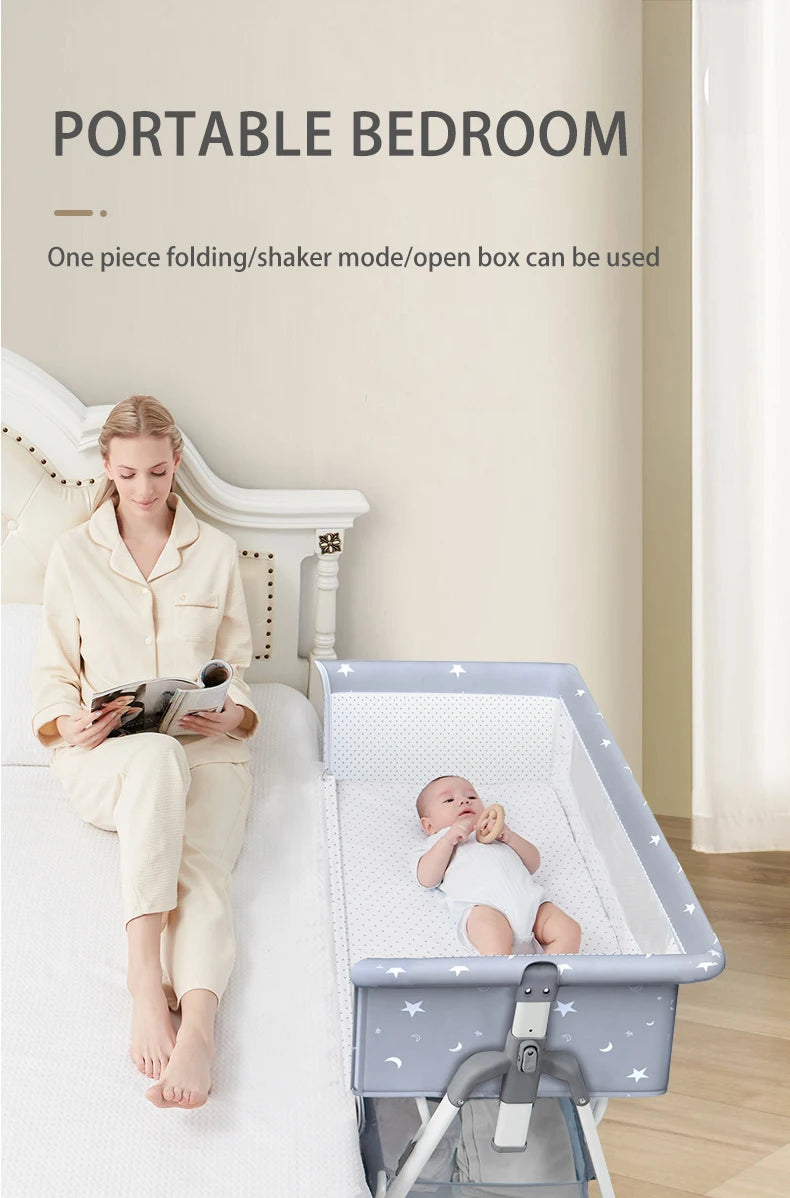 Lit Bébé Multifonction Pliant - BABY PREMA