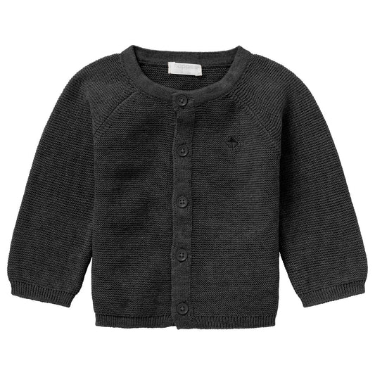 Get trendy with Cardigan Tricoté  gris foncé - Noppies - Vêtement bébé available at BABY PREMA. Grab yours for €18.80 today!