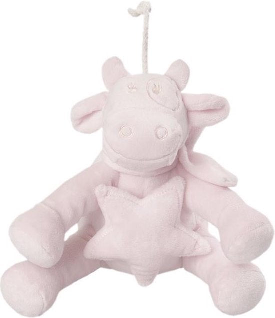 Get trendy with Doudou Musical Vache Rose - Noukies - doudou bébé available at BABY PREMA. Grab yours for €39.99 today!