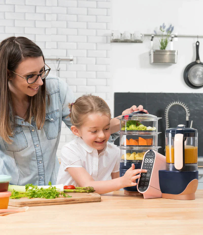 Get trendy with Robot culinaire cuisson & mixage - Babymoov - repas bébé available at BABY PREMA. Grab yours for €119.90 today!