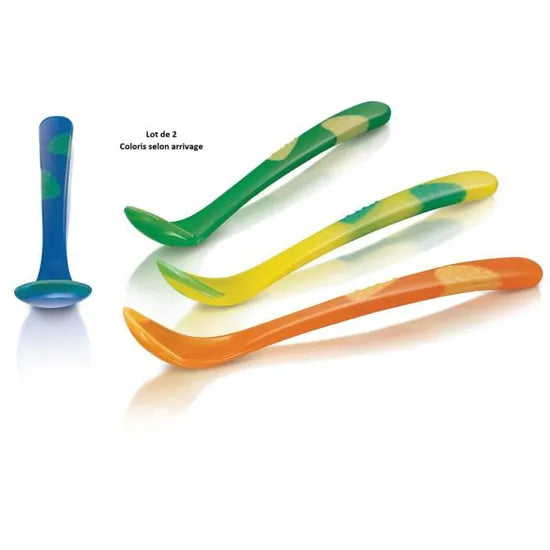 Get trendy with Lot de 2 Cuillères thermosensibles - Nuby - Soins bébé, Cuillères available at BABY PREMA. Grab yours for €3.45 today!
