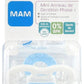 L'anneau de dentition bleu et blanc pour bébé, Anneau de Dentition Phase 1 & 2 Boîte Unitaire de MAM, adapté aux nourrissons âgés de 2 mois et plus, sans BPA et stérilisé dans un emballage scellé, est un accessoire de bébé indispensable.