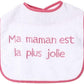Get trendy with Bavoir “Ma maman est... – King Bear - Bavoirs available at BABY PREMA. Grab yours for €2.95 today!
