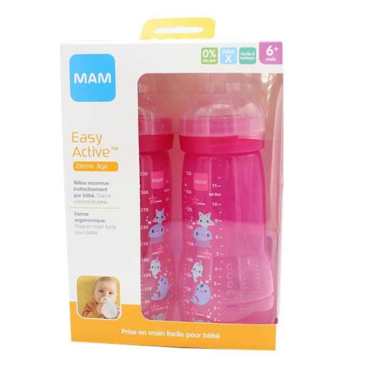 Get trendy with Biberon Duo Rose Easy Active +6 Mois - MAM - Soins bébé, Biberons available at BABY PREMA. Grab yours for €12.32 today!