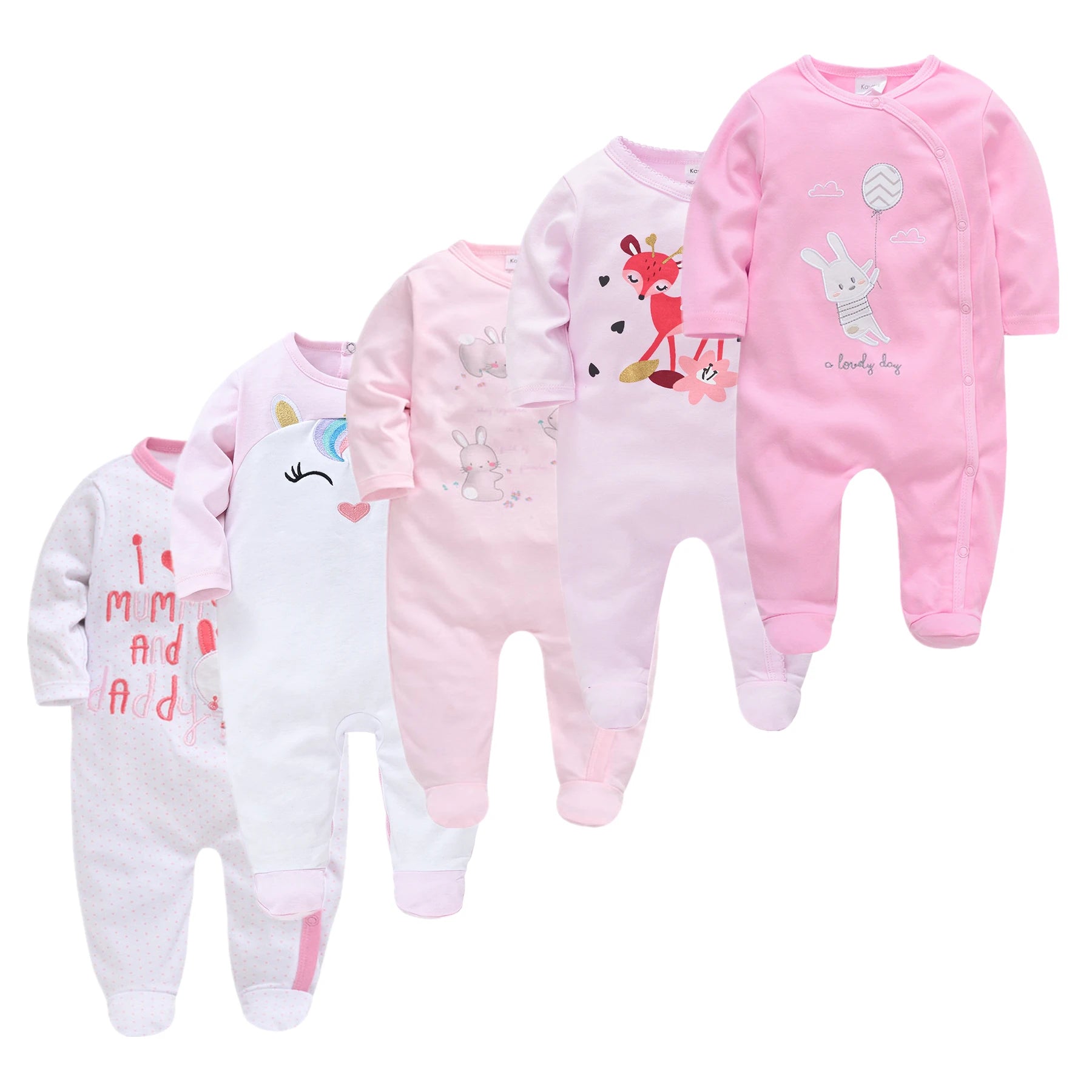 Pyjama Bébé Lot de 5 Pièces en Coton - BABY PREMA