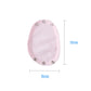 Cache-œil rose Extenseur de Body Bébé 100% Coton avec œillets métalliques, conçu pour bébé, mesurant 13 cm de hauteur et 9 cm de largeur. (BÉBÉ-PREMA)