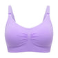 Un soutien-gorge de sport violet Soutien Allaitement Haute Qualité de BABY PREMA, isolé sur fond blanc.