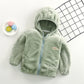 Manteau Gilet pour bébé enfant vert menthe Cosy BABY PREMA de la marque Noukies sur fond blanc, parfait pour garder votre petit au chaud et avec style.