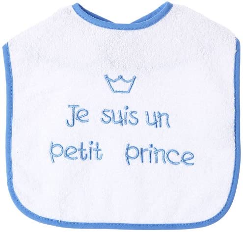 Get trendy with Bavoir en coton brodé - King Bear - Bavoirs available at BABY PREMA. Grab yours for €2.95 today!