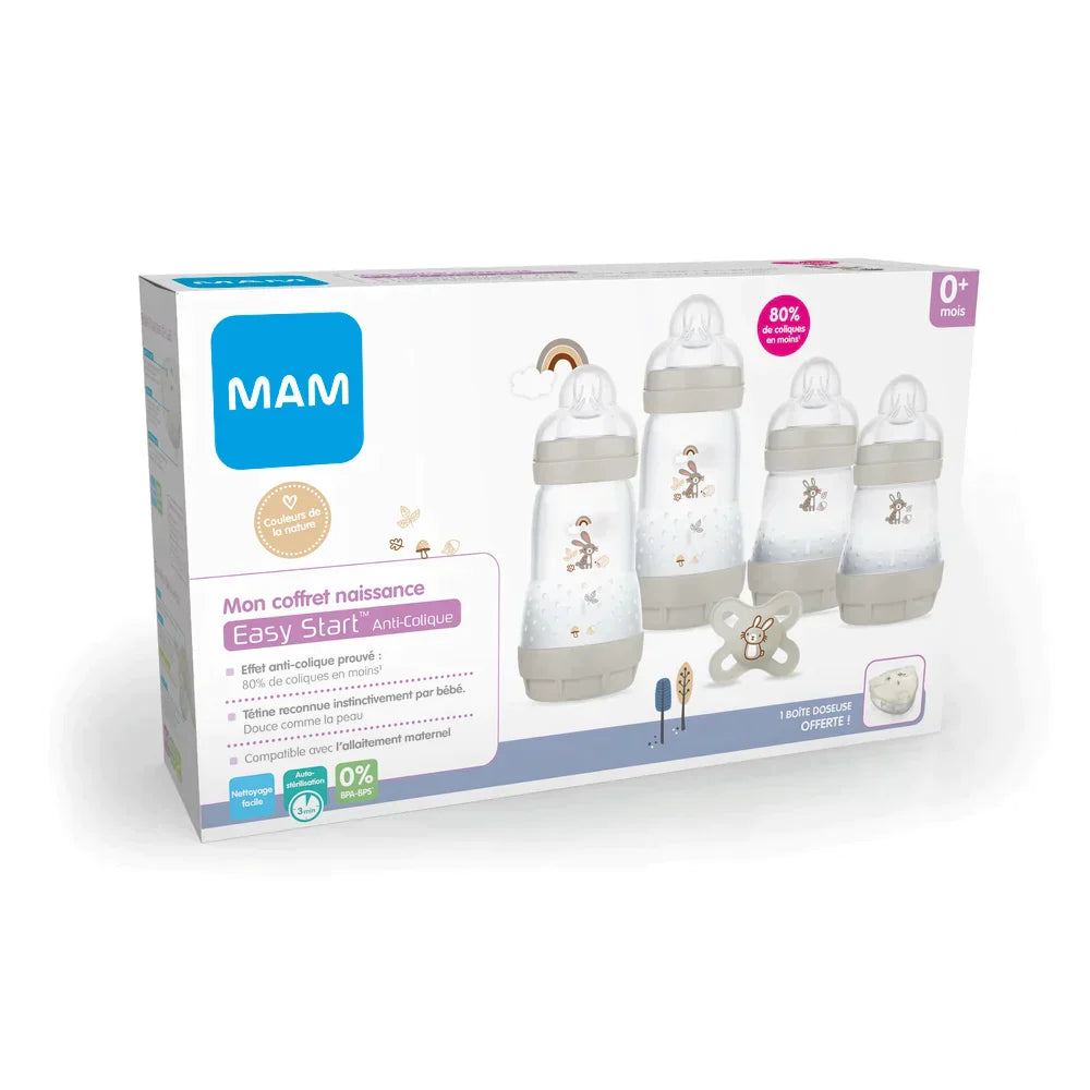 Get trendy with Coffret Complet Naissance - MAM - Soins bébé, Biberons available at BABY PREMA. Grab yours for €31.75 today!