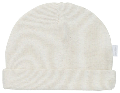 Accessoires bébé : Bonnets tricot Blanc - Noppies sur fond blanc.