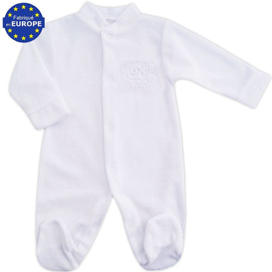 Get trendy with Pyjama Blanc en coton - King Bear - pyjama bébé available at BABY PREMA. Grab yours for €9.50 today!