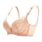 Élégant soutien-gorge de maternité BABY PREMA en dentelle beige sur fond blanc.