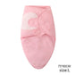 Lange d'emmaillotage nouveau-né rose réglable Emmaillotage pour bébé, taille large, mesurant 75 par 60 centimètres. Nom de marque: BÉBÉ PREMA