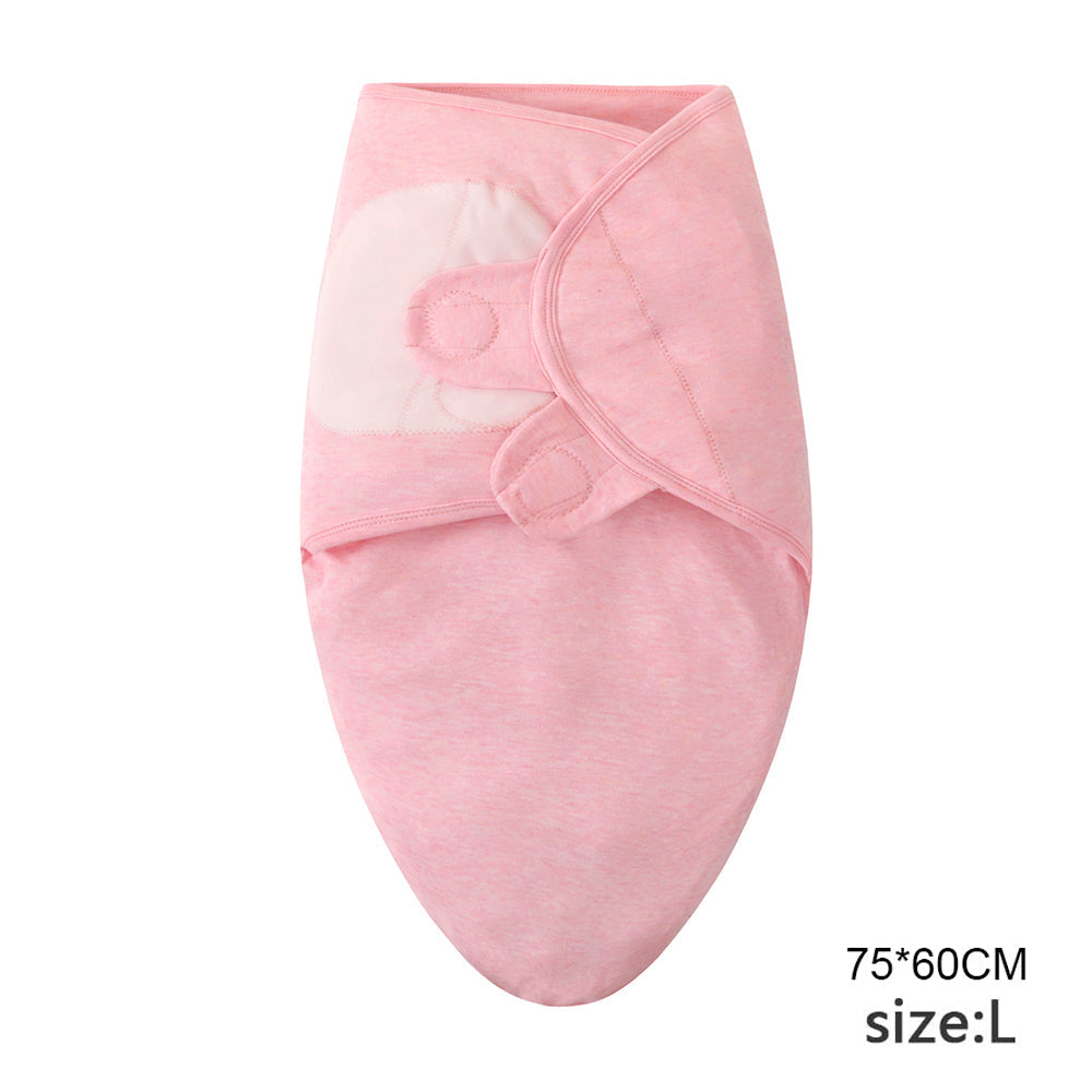 Lange d'emmaillotage nouveau-né rose réglable Emmaillotage pour bébé, taille large, mesurant 75 par 60 centimètres. Nom de marque: BÉBÉ PREMA