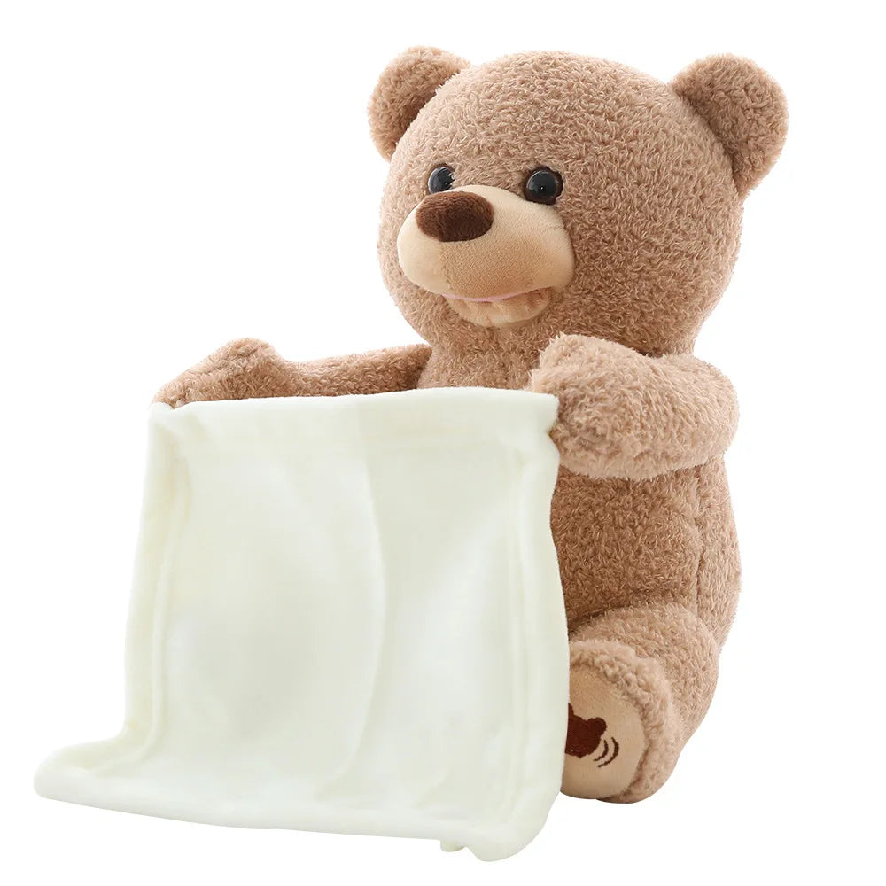 Adorable peluche Doudou Teddy Ours Mobile de BABY-PREMA tenant une pancarte vierge, prête à recevoir votre message personnel. Ce compagnon léger "poids légers" est parfait pour votre enfant au coucher "dodo".