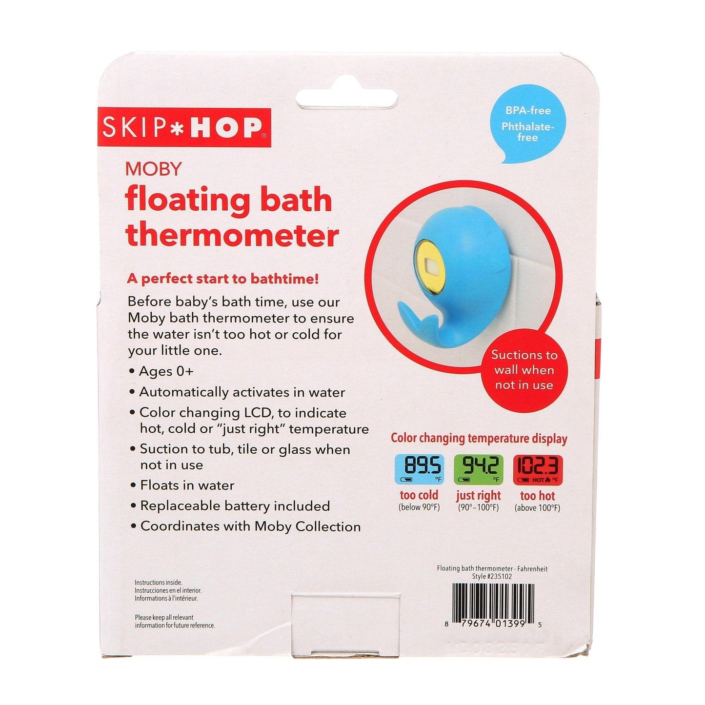 Get trendy with Thermomètre de Bain Moby -Skip Hop - Thermomètre available at BABY PREMA. Grab yours for €24.80 today!