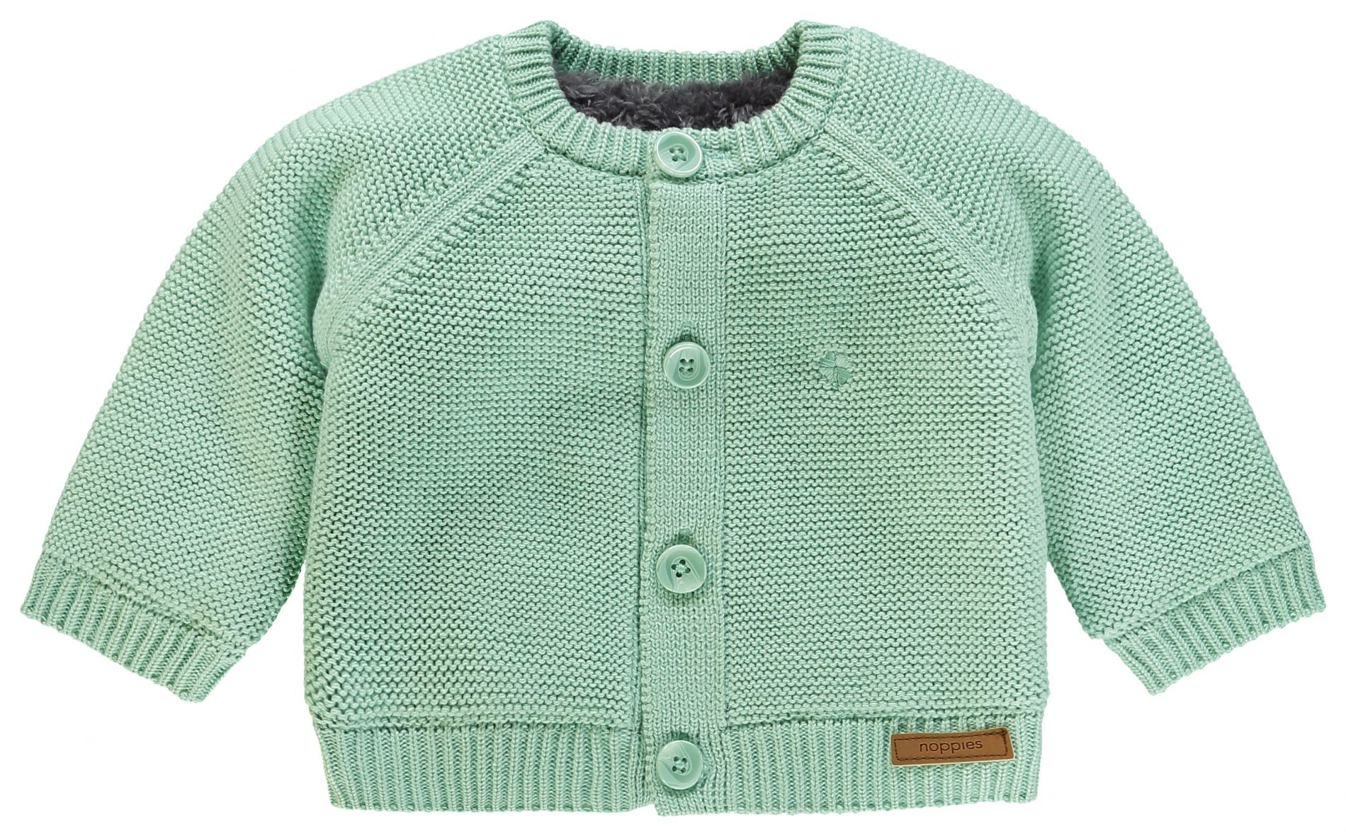 Get trendy with Cardigan Tricot Vert Menthe - Noppies - Vêtement bébé available at BABY PREMA. Grab yours for €18.90 today!