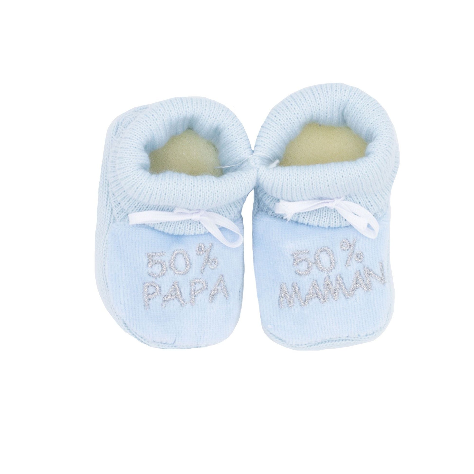 Get trendy with Chaussons Bleu 50% Papa ou Le plus Beau - Chaussons available at BABY PREMA. Grab yours for €4.80 today!