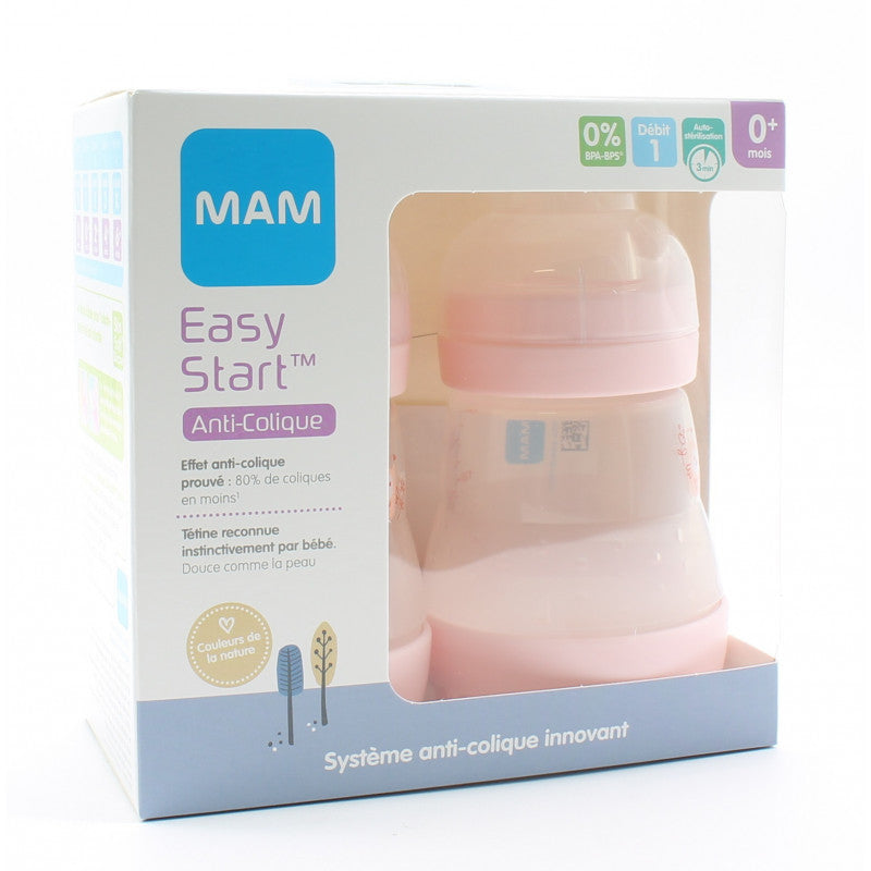 Get trendy with Biberon Anti Colique Rose/Blanc +0 Mois - MAM - Soins bébé, Biberons available at BABY PREMA. Grab yours for €11.40 today!