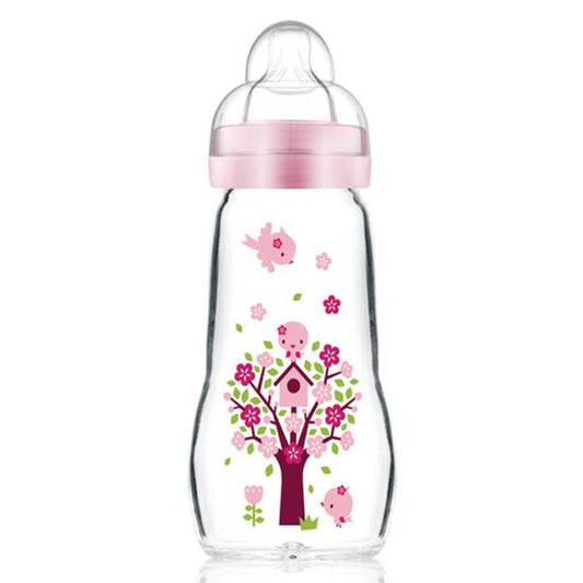 Get trendy with Biberon en Verre Rose - MAM - Soins bébé, Biberons available at BABY PREMA. Grab yours for €11.40 today!